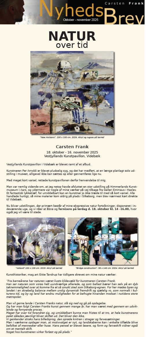 Carsten Frank nyhedsbrev 2025 07